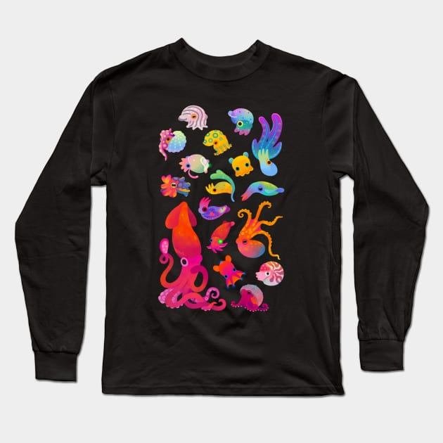 Cephalopod Long Sleeve T-Shirt by pikaole